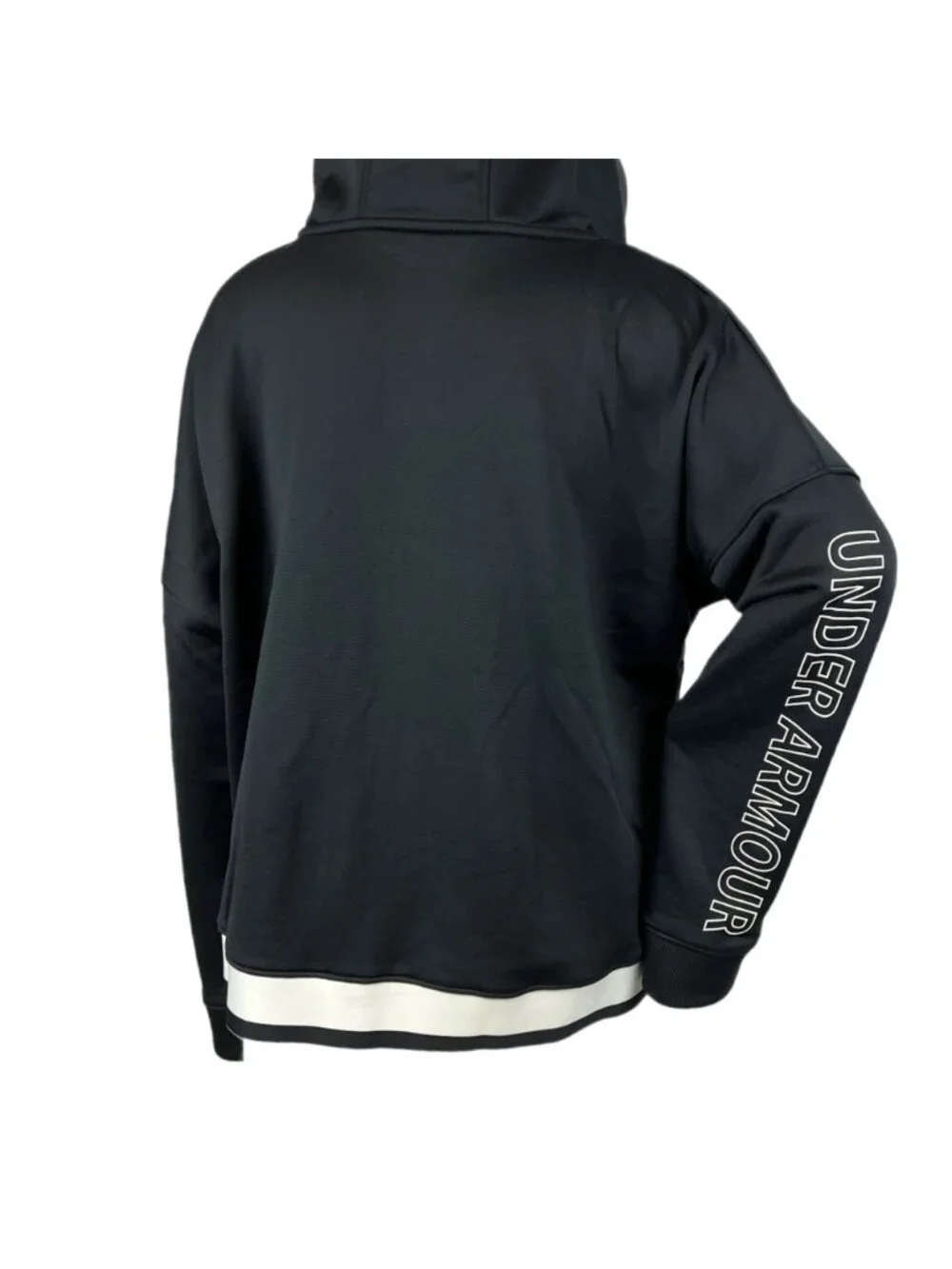 Girl's Under Armour black full zip hoodie size youth large